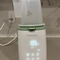 Momcozy Calentador de biberones, calentadores rápidos para todas las botellas con temporizador, control preciso de temperatura y apagado automático, c
