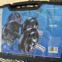 Fitness Gear 40 LBS Weights Like New