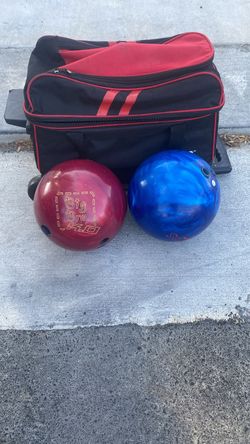 Bowling Balls And Bag