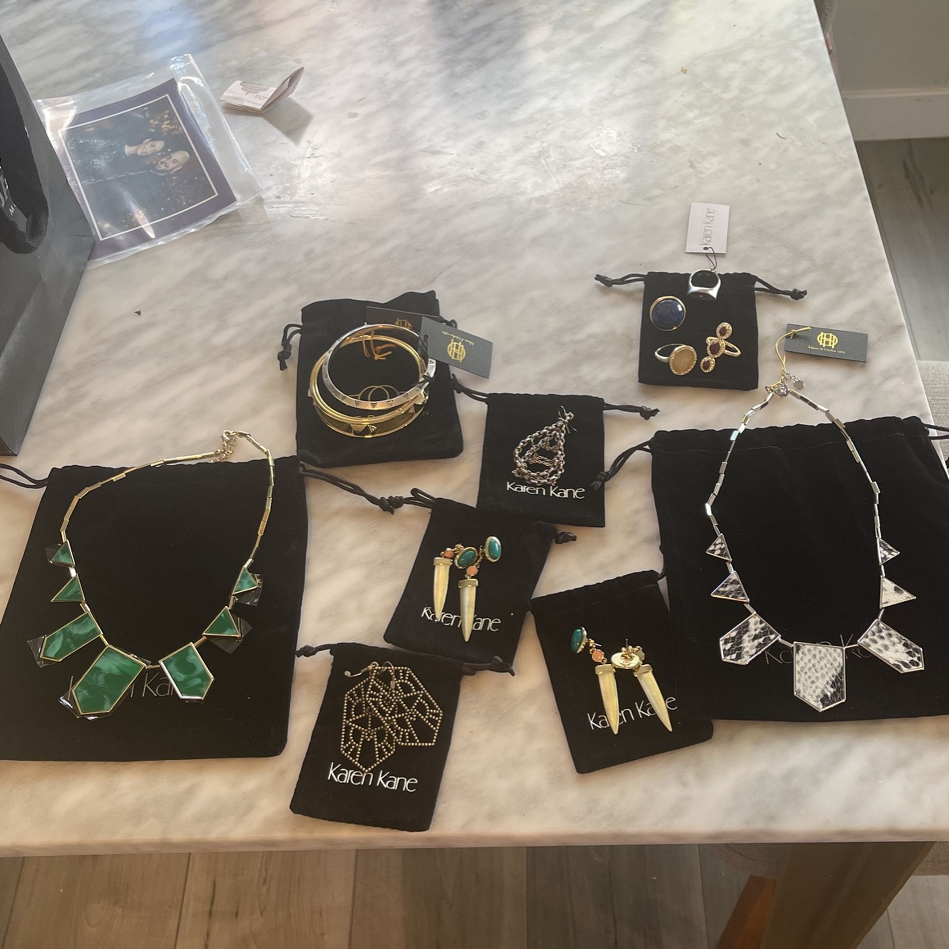 Karen Kane + House Of Harlow Jewelry Lot