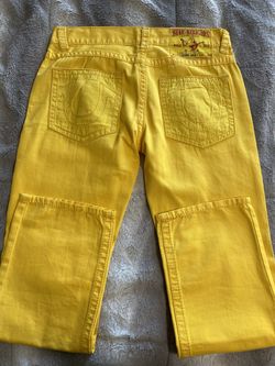 TRUE RELIGION(YELLOW) JEANS!!!