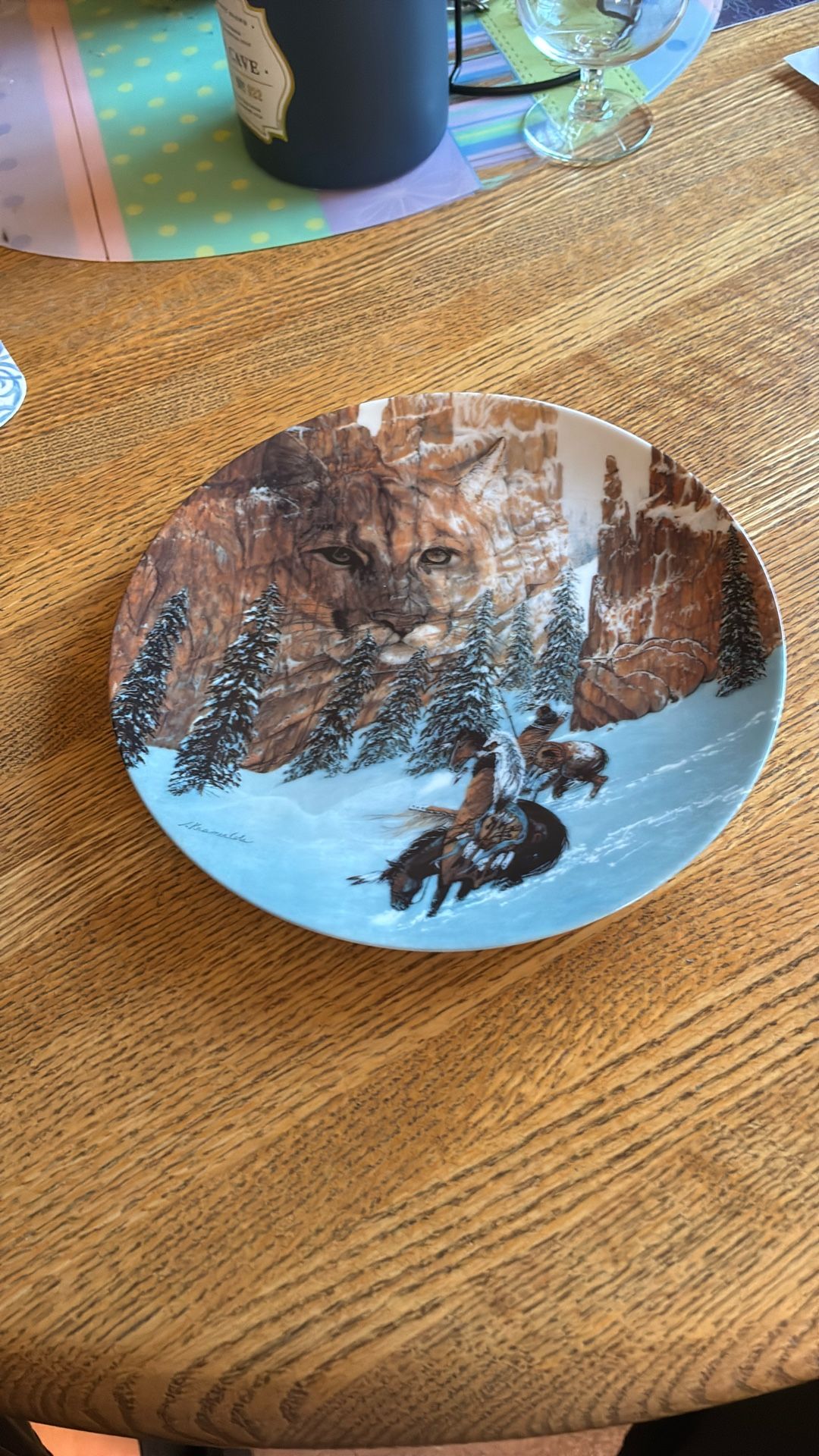 “Canyon Of The Cat” WL George By Julie Kramer Cole Bradex Plate #880H