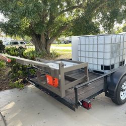 Trash Bin Cleaning Trailer 