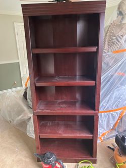 Wood book case