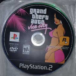 Grand Theft Auto Vice City Ps2 Game