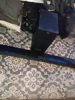 Tcl sound bar and subwoofer