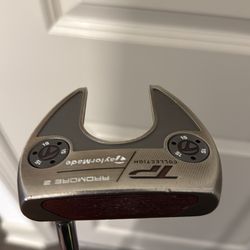 TaylorMade TP Collection Ardmore 2 Patina Putter 34", Blue Super Stroke Grip