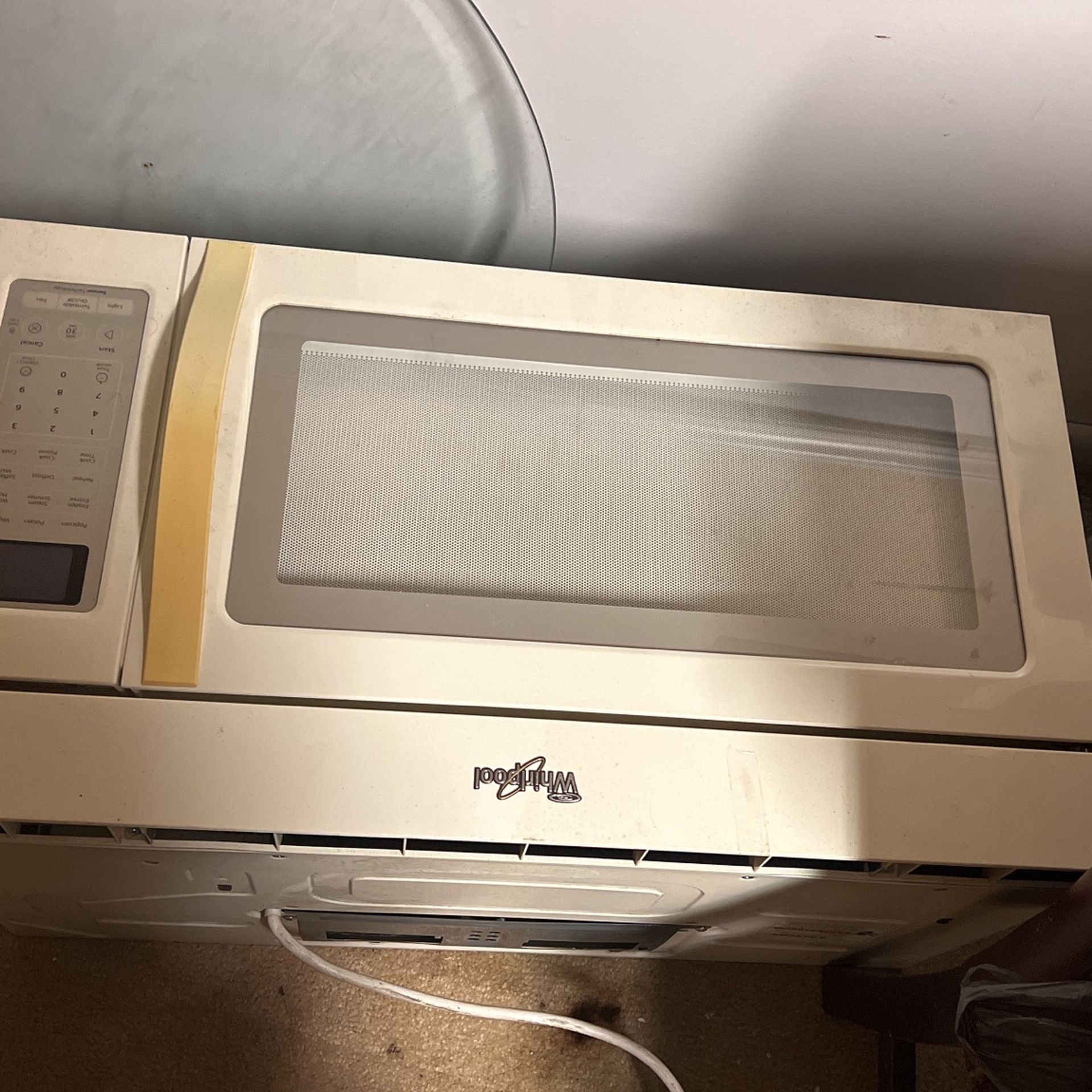 Whirlpool Over The Range Microwave
