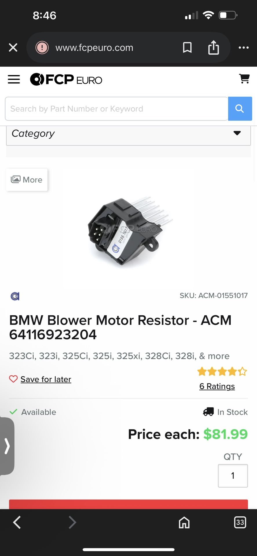 Bmw Ac Blower Motor Switch