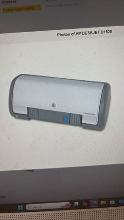 HP Printer HP Deskjet Desk Jet D 1520 Ink Printer NEW 