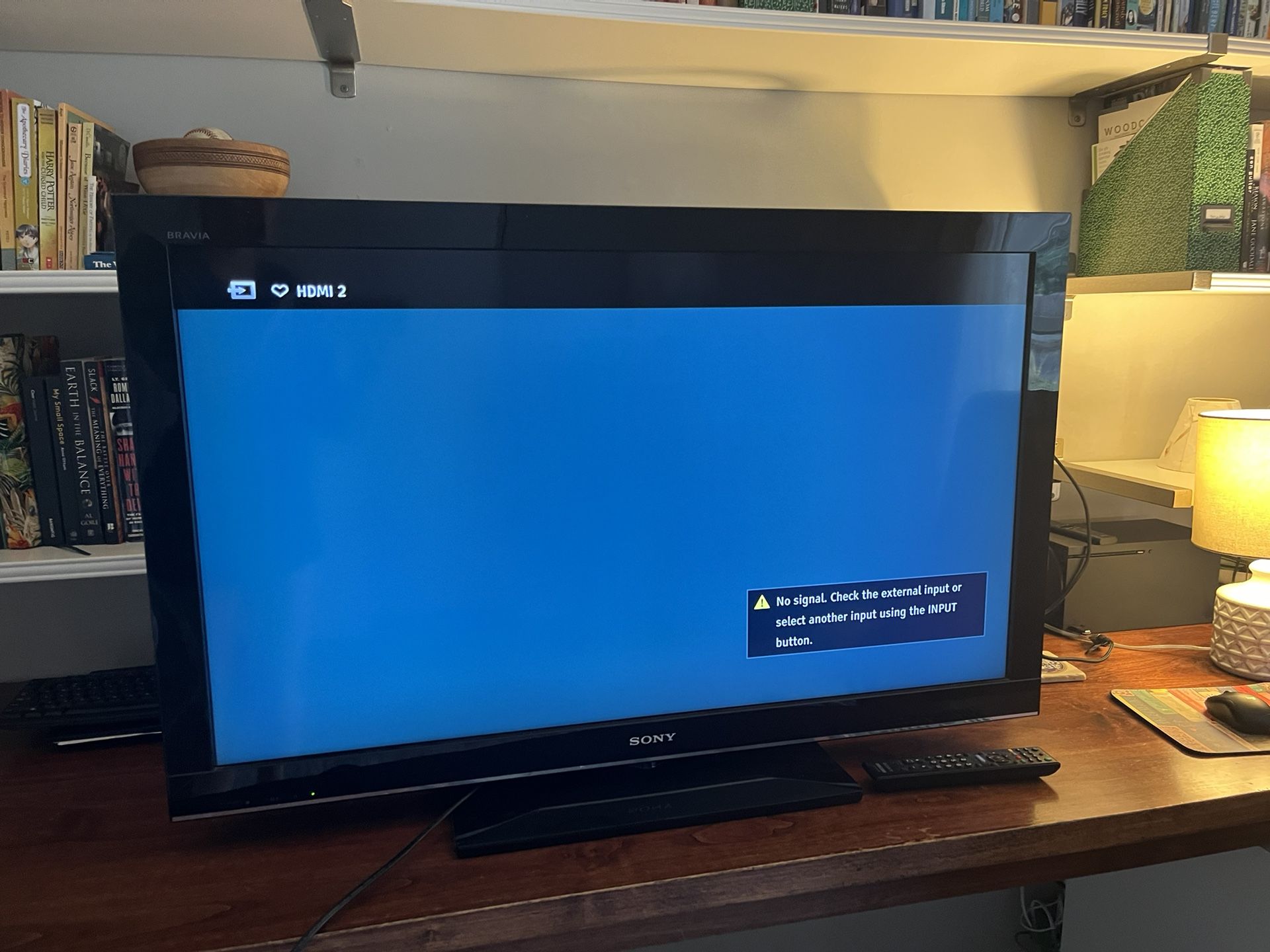 Sony Bravia 40” flat screen tv