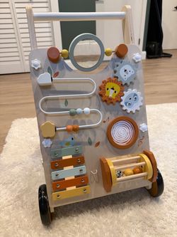 Montessori wooden walker