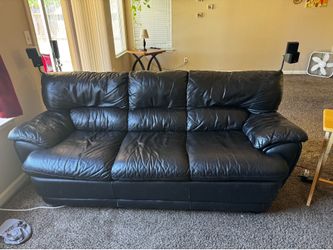 Leather couch