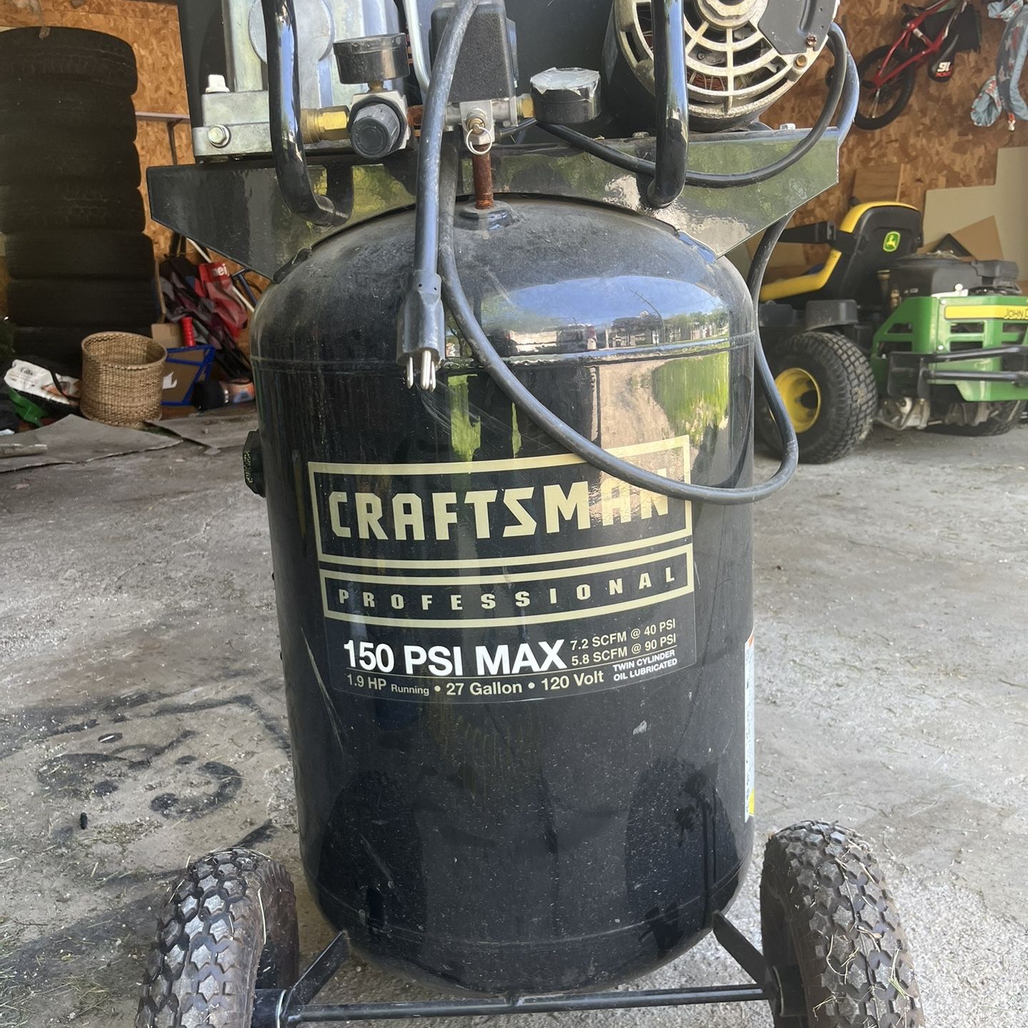 Craftsman Air Compressor 150psi 27 Gallon for Sale in Mount Prospect IL OfferUp