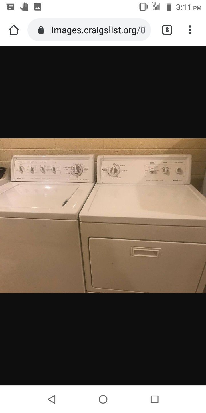 Kenmore washer & dryer good condition free delivery
