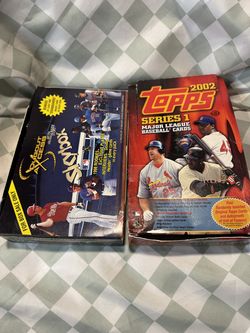 2002 Topps Series 1 & 1998 SkyBox Dugout Axcess Baseball Card Lot – Bulk Cards