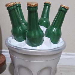 Ice Bucket Of Drinks Decoration 