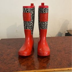 Coach Rain Boots Size 6