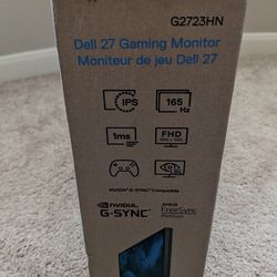 New Dell 27" 165Hz IPS gaming monitor