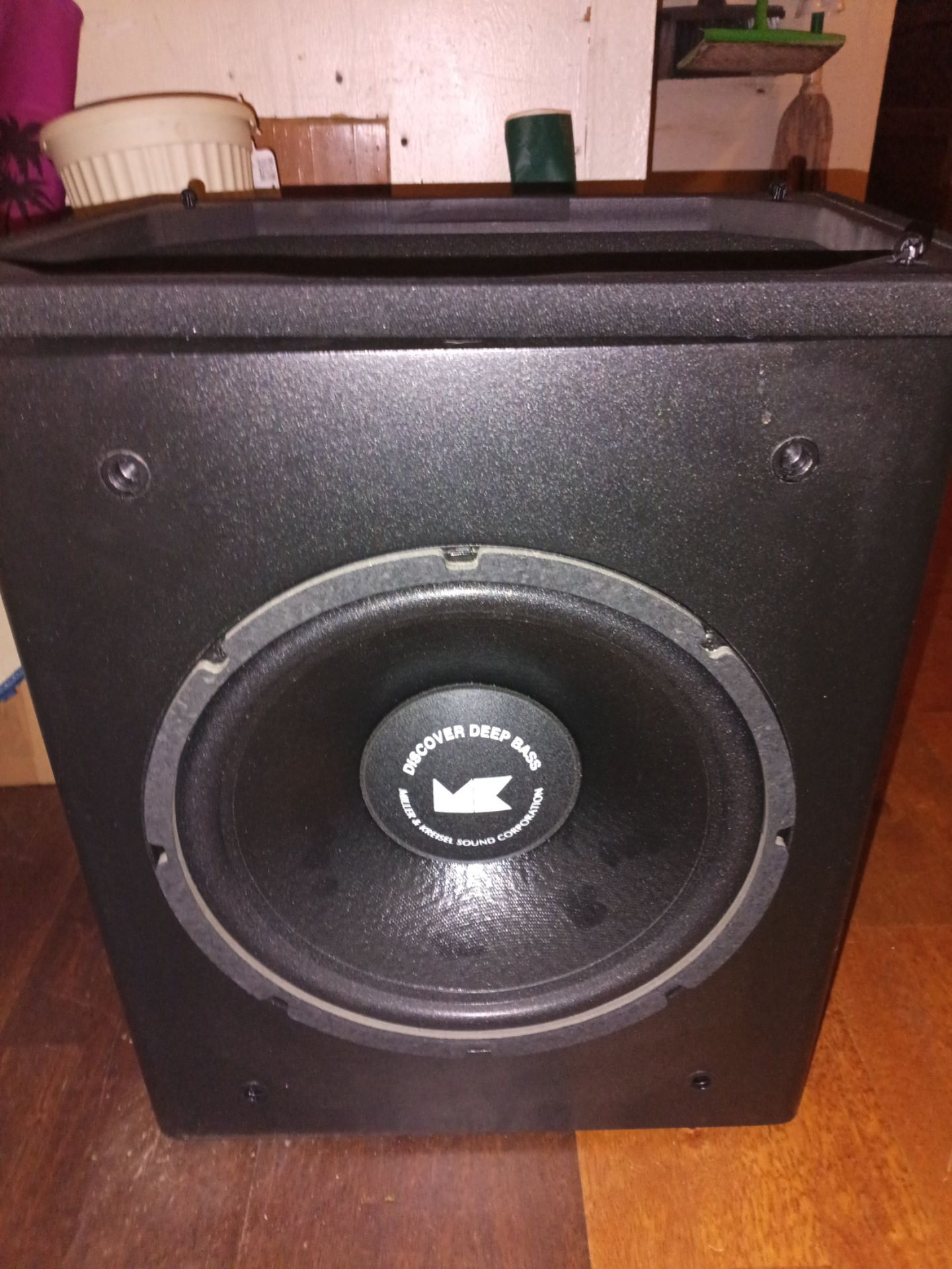 Mk Miller and Kreisel V-125 Powered subwoofer Hi-Fi Vintage stereo