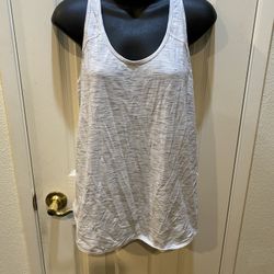 Lululemon White & Gray Tank