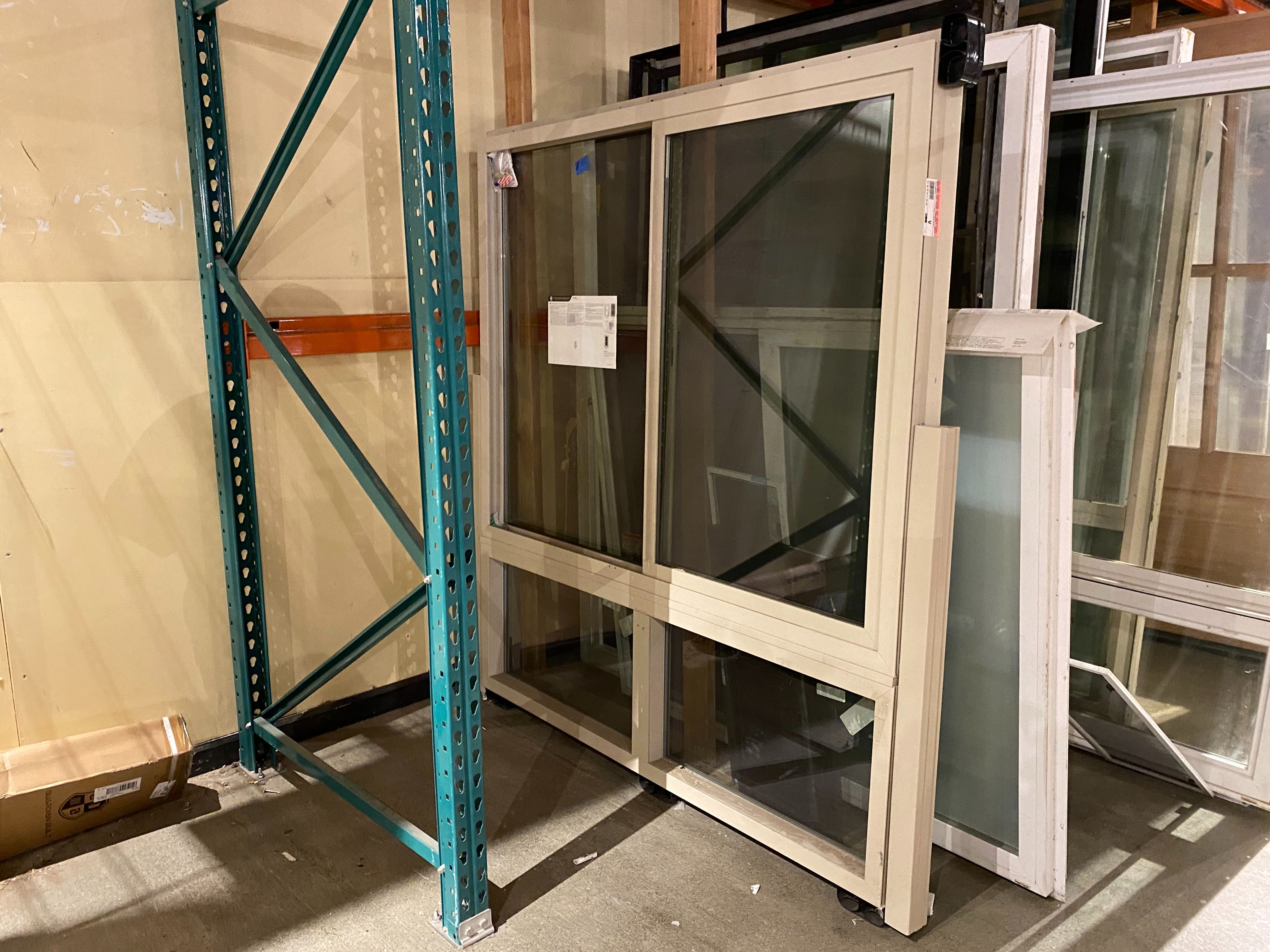 PLY GEM Grey Vinyl Slider Window