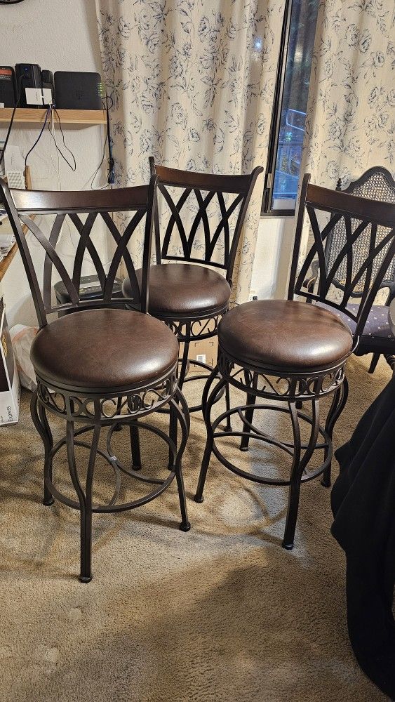 Bar Stools ,brown 200.00 