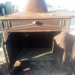 Sears cast iron wood burning stove / fireplace 143-425