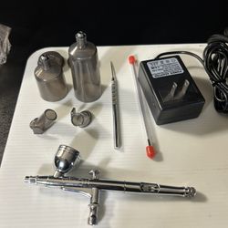 Colima 2025 Upgrade 55psi Airbrush Kit - Double Action Airbrush & Mini Compressor with Accessories - for Painting, Makeup, Models, Nail Art - Beginner