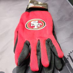 Mens Adult San Francisco 49ers Sport Utility Gloves