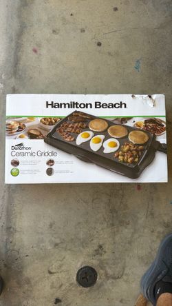 NEW in box Hamilton Beach Ceramic Griddle