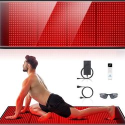 Red Light Therapy for Body: Red Light Therapy Mat 1440 LEDs Infrared Light Therapy Pad 660nm Red Light Therapy Blanket 850nm Near Infrared Light Thera