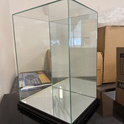 Custom Glass Display Case 10 x 8 x 14