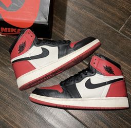 Jordan 1 High “Bred Toe” Size 6Y/7.5W