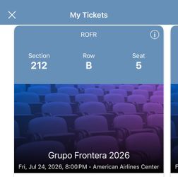 Grupo frontera tickets