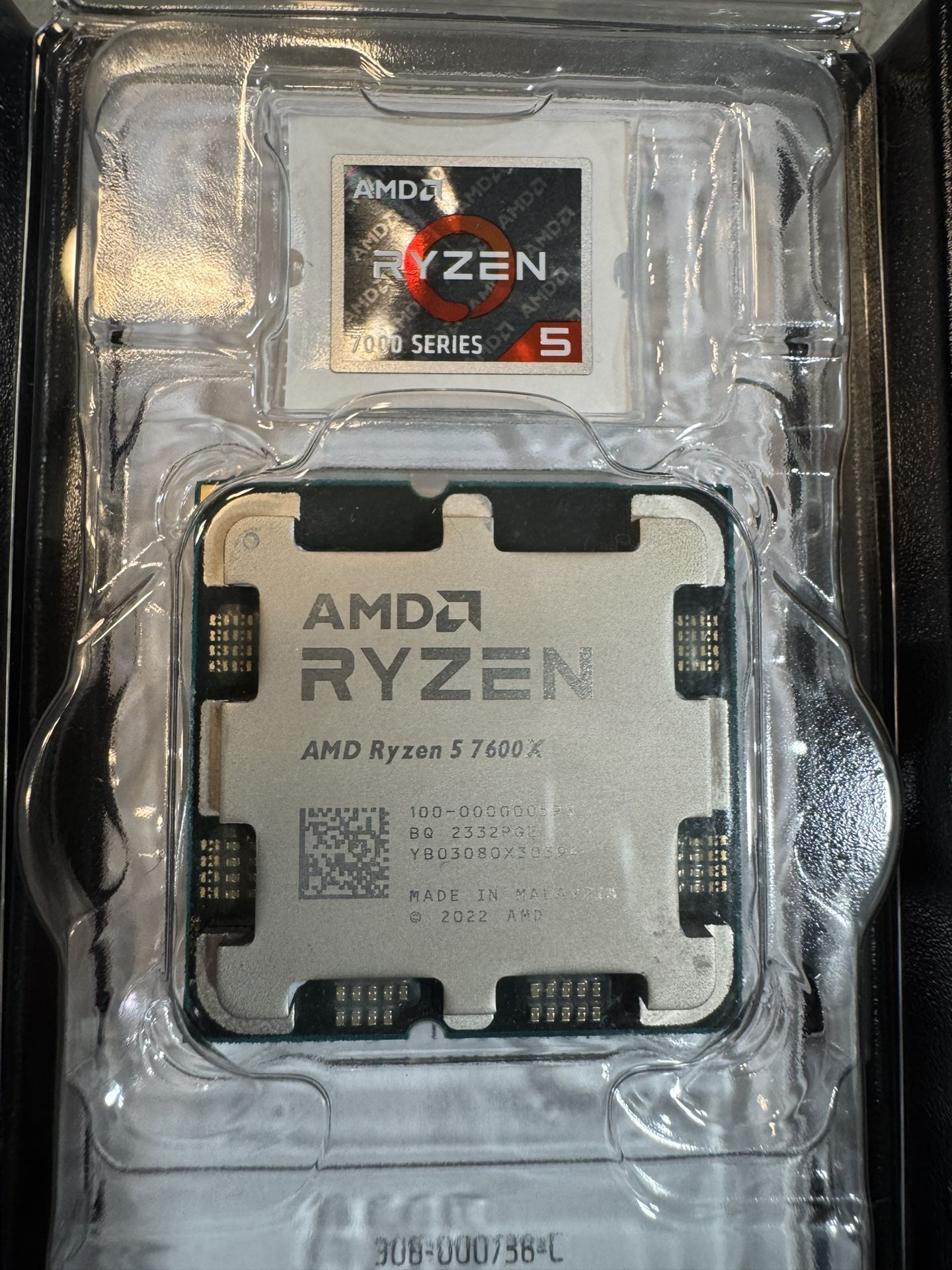 AMD Ryzen 5 7600X Processor AM5 Socket CPU