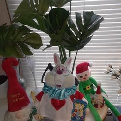 Authentic Alice In Wonderland White Rabbit plush toy Disney Store 16"inch stuffed animal NWT $20