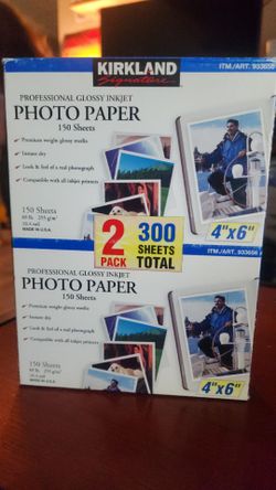 Papel fotográfico Kirkland Signature Glossy 4x6