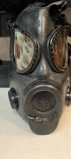 Heavy duty gas mask