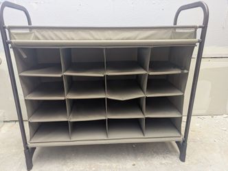 Cube Shoe Cubby Rack Organizer
