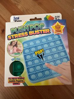 NEW IN BOX TOTAL VISION PUSH POP STRESS BUSTER GREEN COLOR