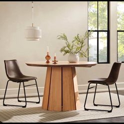 New Beautiful Wood Round Dinning Table 