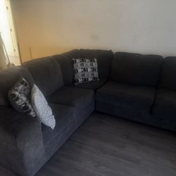 Dark Gray Couch 