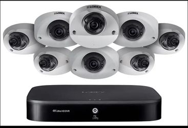 LOREX Surveillance Security System 4K Ultra HD Camaras With Audio And Night Vision 