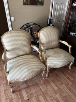 Antique French Provincial armchairs