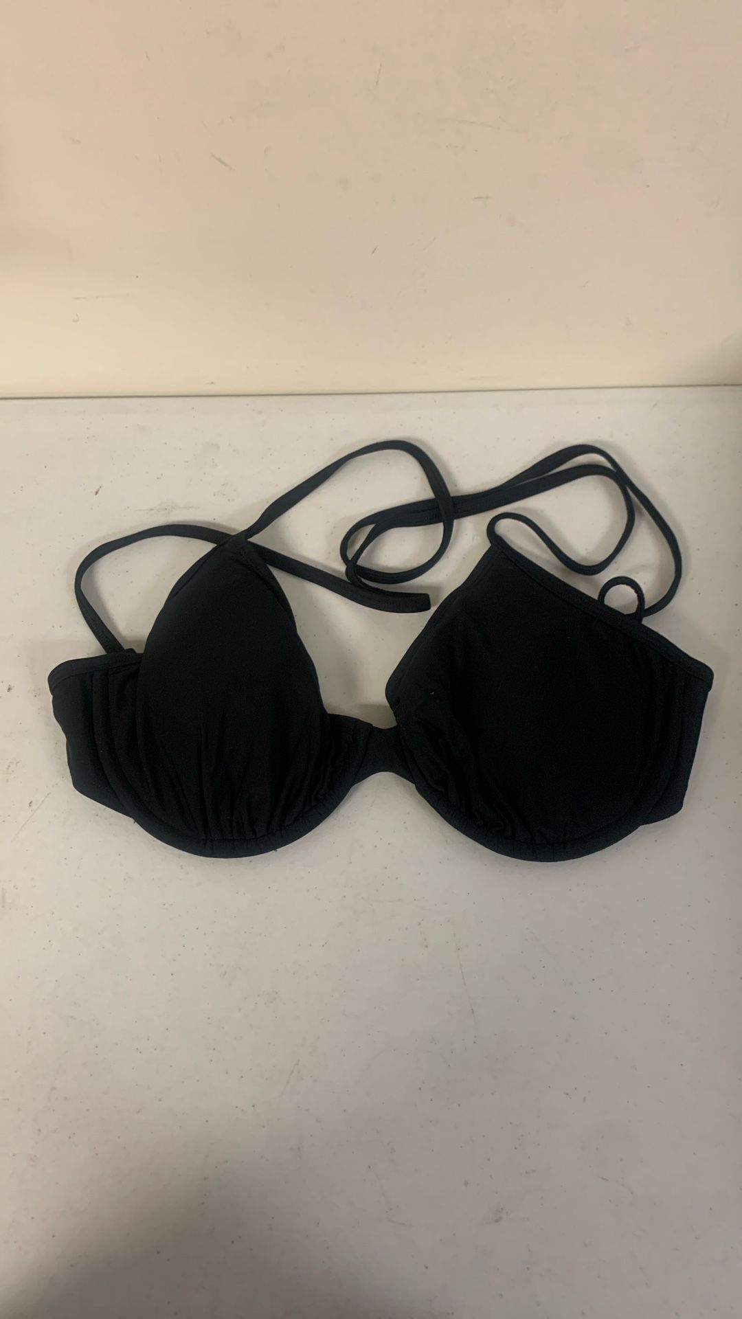 Body Glove Women’s Standard Bikini Bra. Sz D. Black. Pg