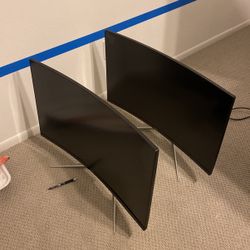 2x 32” AOC Monitors