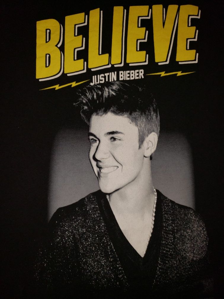 Justin Bieber 2013 Believe Tour Concert Shirt