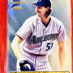 Randy Johnson 2000 Pacific Prism Hologram Card