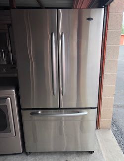 Maytag Stainless Steel Refrigerator And Freezer